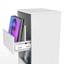 Vinyl Vault With Drawers - Holds up to 160 Records, White