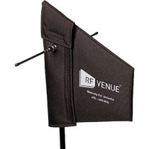 Polarization Diversity Antenna with Wall Mount Bracket for UHF Wireless Microphone Systems (Black)