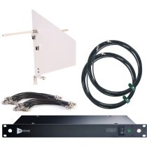 Distro9 HDR / Diversity Fin Antenna Bundle, White Wall-mount