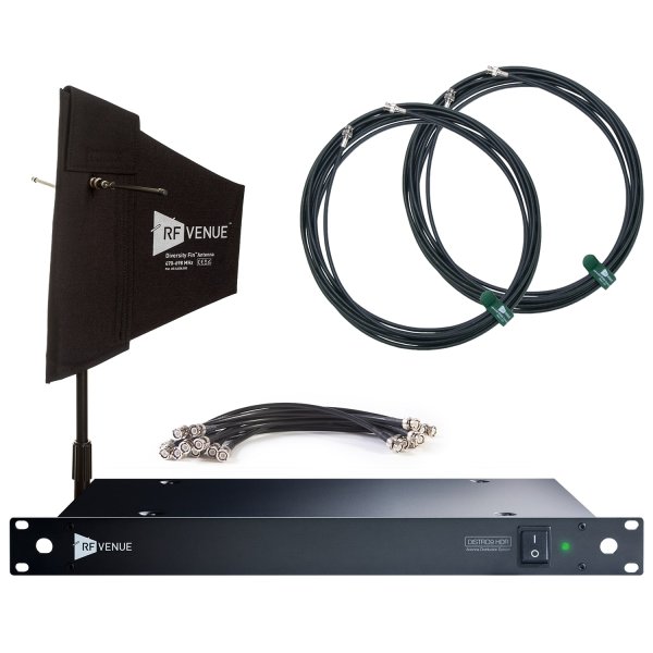 DISTRO9 HDR With Diversity Fin Antenna Distribution Bundle