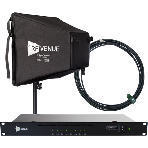 8-Channel In-Ear Monitor Upgrade Pack with COMBINE8, CP Beam Antenna, and BNC Cables (470 -608 MHz)