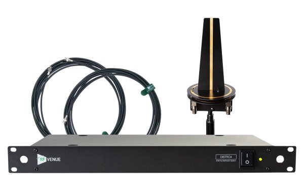 Distro4 and Diversity Omni Antenna Wireless Microphone System Bundle