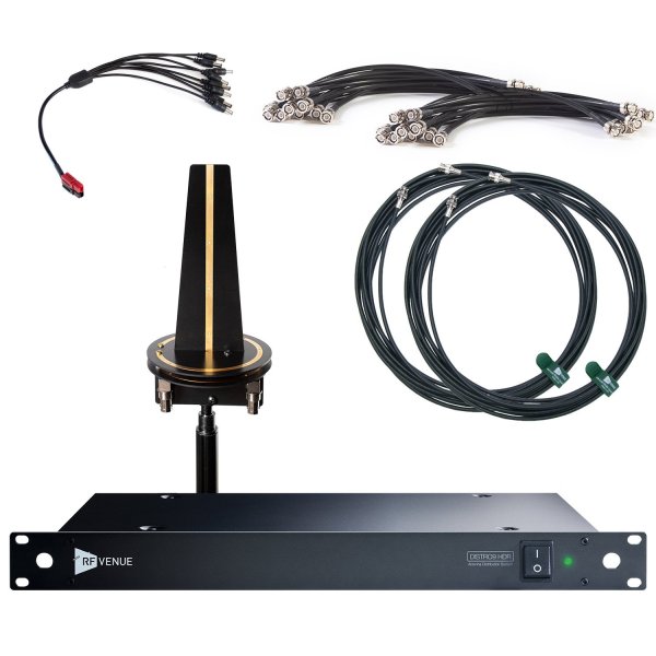 Distro9 and Diversity Omni Antenna Wireless Microphone System Bundle