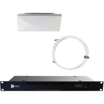 CP Architectural Antenna with COMBINE8 8-Channel Combiner & Cable Bundle (White, 470 to 608