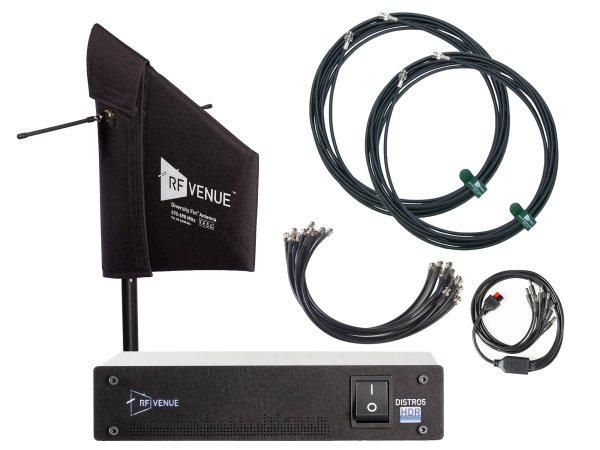 5-Channel Wireless Mic Pack, Diversity Fin Antenna
