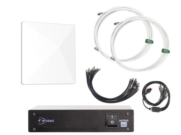 5-Channel Wireless Mic Pack, Diversity Architectural Antenna