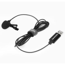 Omnidirectional USB Lavalier Microphone (6.5' Cable)