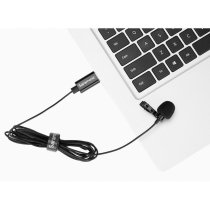 Omnidirectional USB Lavalier Microphone (6.5' Cable)