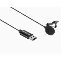 Omnidirectional USB Lavalier Microphone (19.7' Cable)
