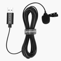Omnidirectional USB Lavalier Microphone (19.7' Cable)