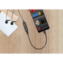 Dual Omnidirectional Lavalier Microphone with Monitoring for iOS, Android & Computer