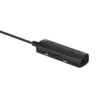 Dual Omnidirectional Lavalier Microphone with Monitoring for iOS, Android & Computer