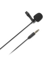 Omnidirectional Broadcast-Quality Lavalier Microphone with 3.5mm TRS Connector