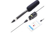 XLR Mic & 1/4" Guitar Adapter with Phantom Power Preamp for Smartphones