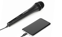 Handheld Cardioid Dynamic USB Microphone, Black