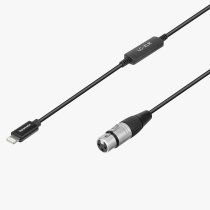 Female To Apple Lightning Microphone Interface Cable For iPhone & iPad 19.5' (6m)