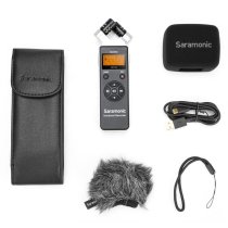 Handheld Audio Recorder with X/Y Stereo Microphone