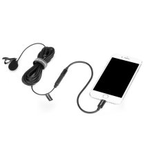 3.5mm TRS Male to Lightning Adapter Cable for Audio to iPhone (9")
