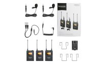 UHF Wireless Lavalier Microphone System (Kit 2)