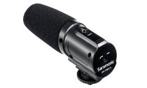 3-Capsule Recording Microphone with Integrated Shockmount for DSLR Cameras / Camcorders