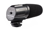 3-Capsule Recording Microphone with Integrated Shockmount for DSLR Cameras / Camcorders