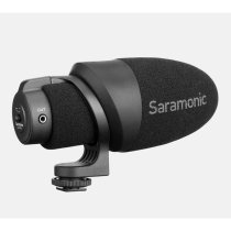 Camera-Mount Shotgun Microphone for DSLR Cameras and Smartphones