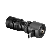 Compact Directional Microphone With USB-C Connector For Android Smartphones & Tablets
