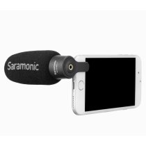 Compact Directional Microphone With TRRS Connector For Apple iPhone / iPad & Android Smartphones / T