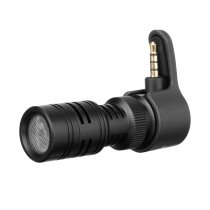 Compact Directional Microphone With TRRS Connector For Apple iPhone / iPad & Android Smartphones / T