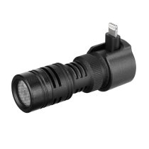 Compact Directional Microphone With Lightning Connector For Apple iPhone & iPad