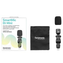 Ultracompact Omnidirectional Condenser Microphone for Lightning iOS Mobile Devices