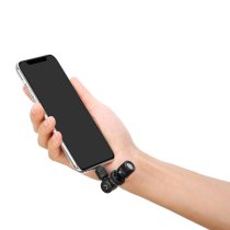 Ultracompact Omnidirectional Condenser Microphone for Lightning iOS Mobile Devices