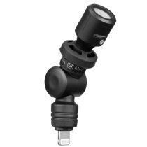 Ultracompact Omnidirectional Condenser Microphone for Lightning iOS Mobile Devices