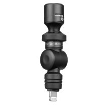 Ultracompact Omnidirectional Condenser Microphone for Lightning iOS Mobile Devices