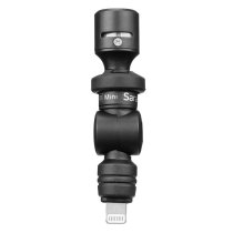 Ultracompact Omnidirectional Condenser Microphone for Lightning iOS Mobile Devices
