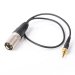 Locking 3.5mm TRS to XLR-Male Output Cable for Wireless Receivers