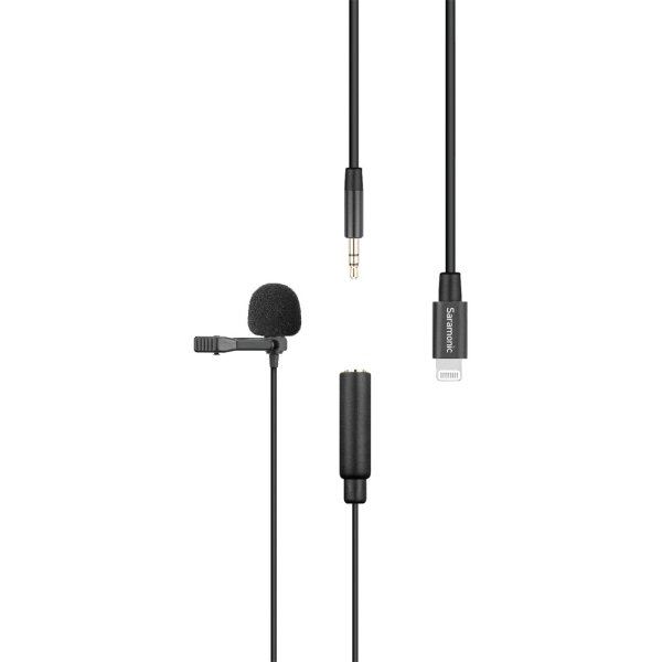 Lavalier Microphone With Detachable Lightning Connector For iPhone