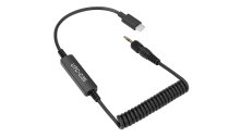 Locking 1/8″ TRS Male To USB Type-C Output Cable With Analog To Digital Converter