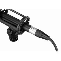 Supercardioid Shotgun Microphone, High-pass Filter, Shock Mount, Foam Windscreen & Short XLR Cable