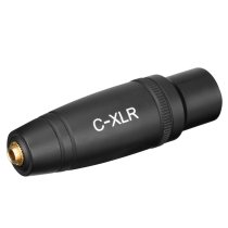 3.5mm Female TRS To XLR Male Audio Adapter For Professional Cameras, Mixers, Recorders And More