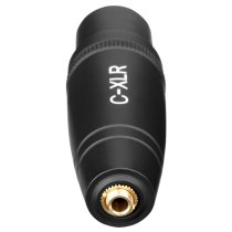 3.5mm Female TRS To XLR Male Audio Adapter For Professional Cameras, Mixers, Recorders And More
