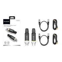 5.8ghz Wireless Plug-on XLR System For Dynamic And Battery-powered Microphones With Plug-in Receiver