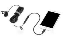 LavMicro Omnidirectional Lavalier Microphone with Lightning Connector for iOS (19.6' Cable)