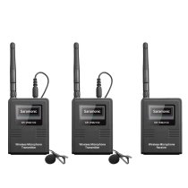 2-Person Camera-Mount Digital Wireless Omni Lavalier Microphone System (2.4 GHz)