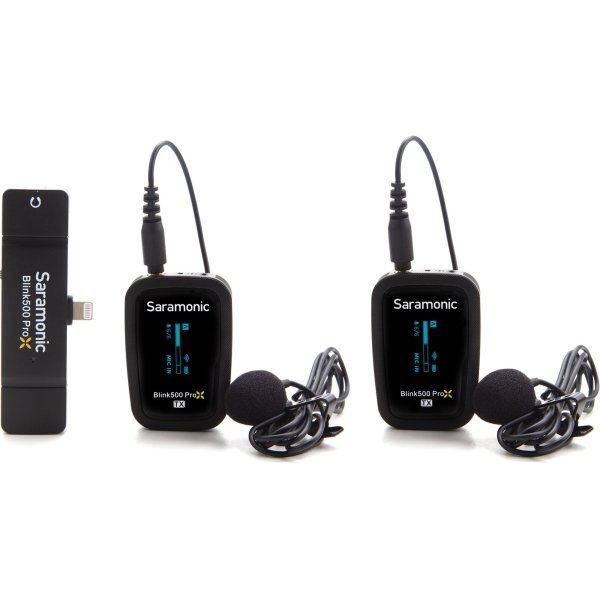 Blink 500 ProX B4 Two-Person Digital Wireless Lavalier Microphone System with Lightning Connector (2