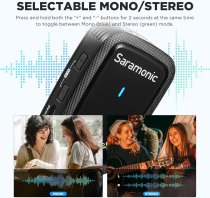 2.4GHz Dual Channel Wireless Microphone System (iOS)