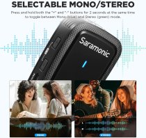 2.4GHz Dual Channel Wireless Microphone System (iOS)