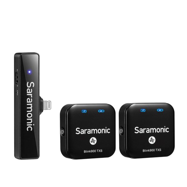 Ultracompact 2.4GHz Dual-Channel Wireless Microphone System For iOS Devices