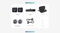 Ultracompact 2.4GHz Dual-Channel Wireless Microphone System For iOS Devices
