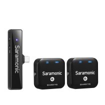 Ultracompact 2.4GHz Dual-Channel Wireless Microphone System For USB-C Devices